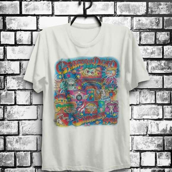 Grateful Dead 1995 Summer Tour T Shirt - Picture 1 of 4